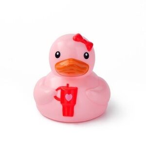 Pink Rubber Duck For Valentine's Day
Has a tumbler on it too!